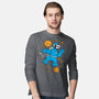 Monster In The Sky With Diamonds-Mens-Long Sleeved-Tee-imisko