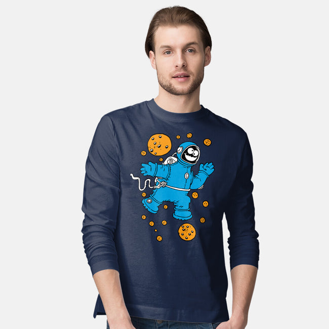 Monster In The Sky With Diamonds-Mens-Long Sleeved-Tee-imisko