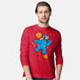Monster In The Sky With Diamonds-Mens-Long Sleeved-Tee-imisko