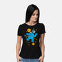 Monster In The Sky With Diamonds-Womens-Basic-Tee-imisko
