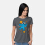Monster In The Sky With Diamonds-Womens-Basic-Tee-imisko