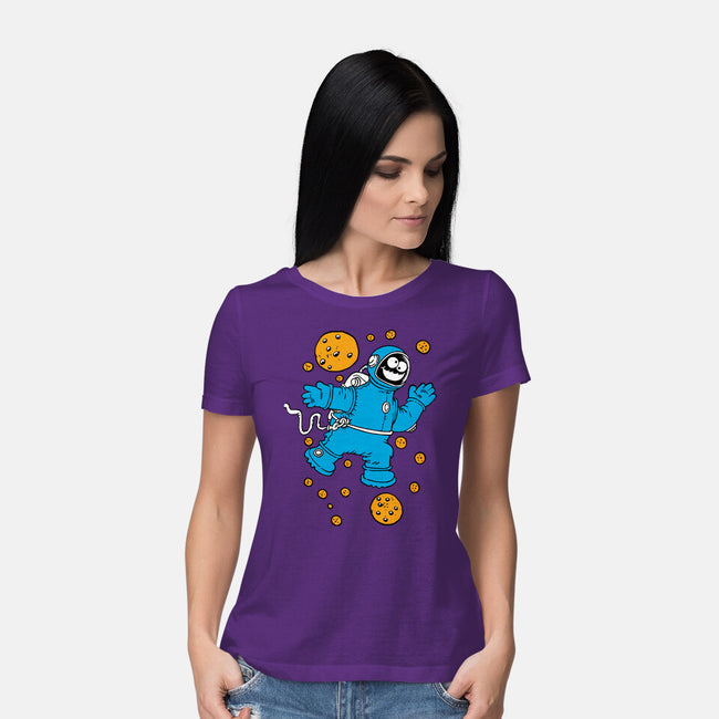 Monster In The Sky With Diamonds-Womens-Basic-Tee-imisko