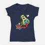 Globetrotter-Womens-V-Neck-Tee-imisko