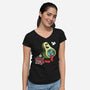Globetrotter-Womens-V-Neck-Tee-imisko