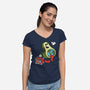 Globetrotter-Womens-V-Neck-Tee-imisko