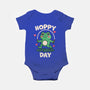 Hoppy Day Frog-Baby-Basic-Onesie-fanfreak1