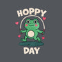 Hoppy Day Frog-Womens-V-Neck-Tee-fanfreak1