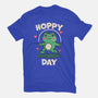 Hoppy Day Frog-Womens-Fitted-Tee-fanfreak1