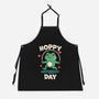 Hoppy Day Frog-Unisex-Kitchen-Apron-fanfreak1