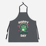 Hoppy Day Frog-Unisex-Kitchen-Apron-fanfreak1