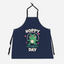 Hoppy Day Frog-Unisex-Kitchen-Apron-fanfreak1