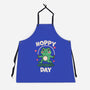 Hoppy Day Frog-Unisex-Kitchen-Apron-fanfreak1