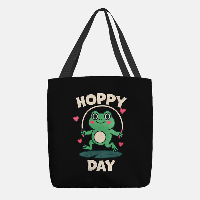 Hoppy Day Frog-None-Basic Tote-Bag-fanfreak1