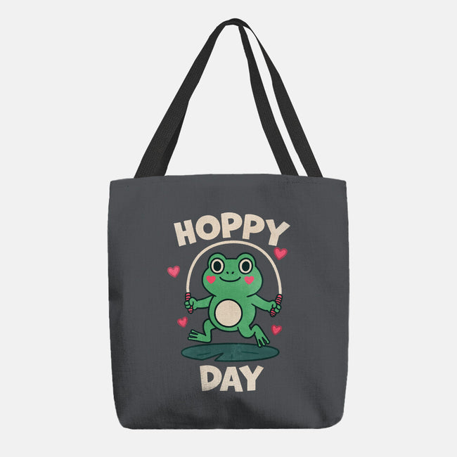 Hoppy Day Frog-None-Basic Tote-Bag-fanfreak1