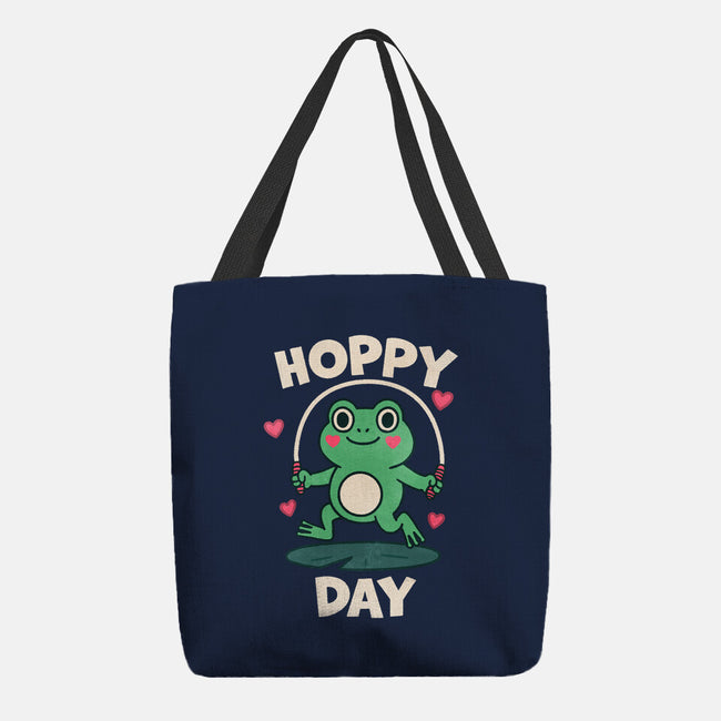 Hoppy Day Frog-None-Basic Tote-Bag-fanfreak1