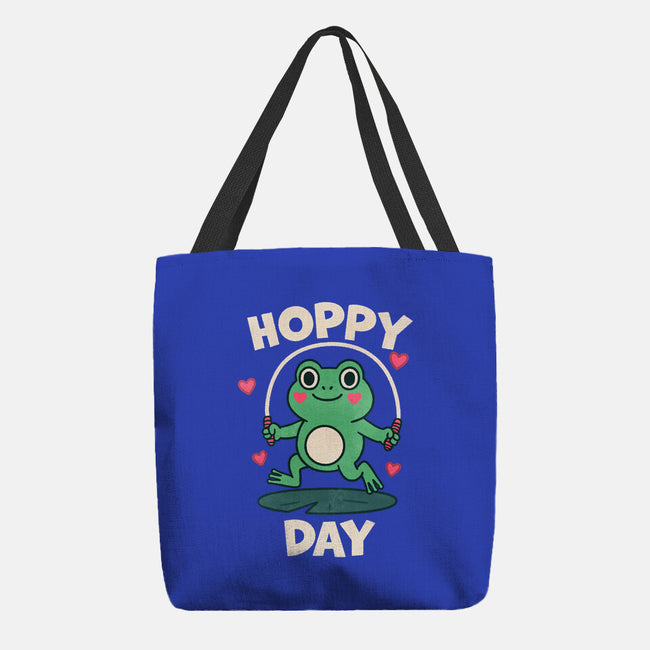 Hoppy Day Frog-None-Basic Tote-Bag-fanfreak1