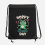 Hoppy Day Frog-None-Drawstring-Bag-fanfreak1