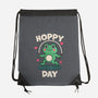Hoppy Day Frog-None-Drawstring-Bag-fanfreak1