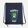 Hoppy Day Frog-None-Drawstring-Bag-fanfreak1
