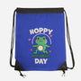 Hoppy Day Frog-None-Drawstring-Bag-fanfreak1