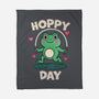 Hoppy Day Frog-None-Fleece-Blanket-fanfreak1