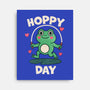 Hoppy Day Frog-None-Stretched-Canvas-fanfreak1