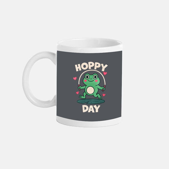 Hoppy Day Frog-None-Mug-Drinkware-fanfreak1