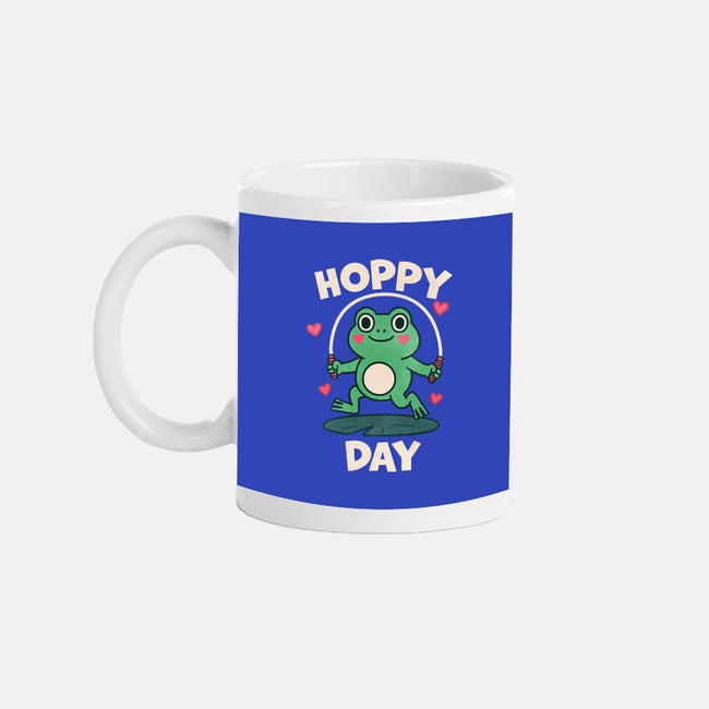 Hoppy Day Frog-None-Mug-Drinkware-fanfreak1