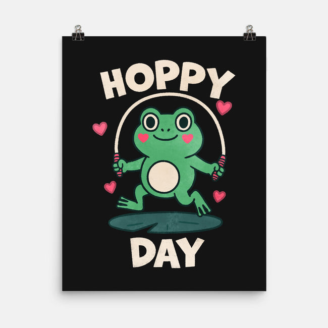 Hoppy Day Frog-None-Matte-Poster-fanfreak1