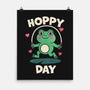 Hoppy Day Frog-None-Matte-Poster-fanfreak1