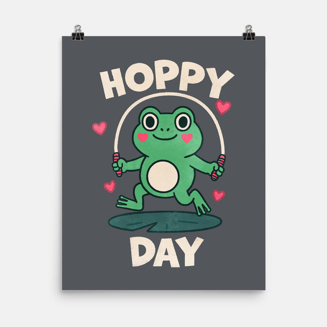 Hoppy Day Frog-None-Matte-Poster-fanfreak1