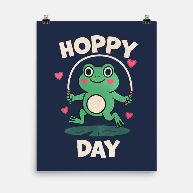 Hoppy Day Frog-None-Matte-Poster-fanfreak1