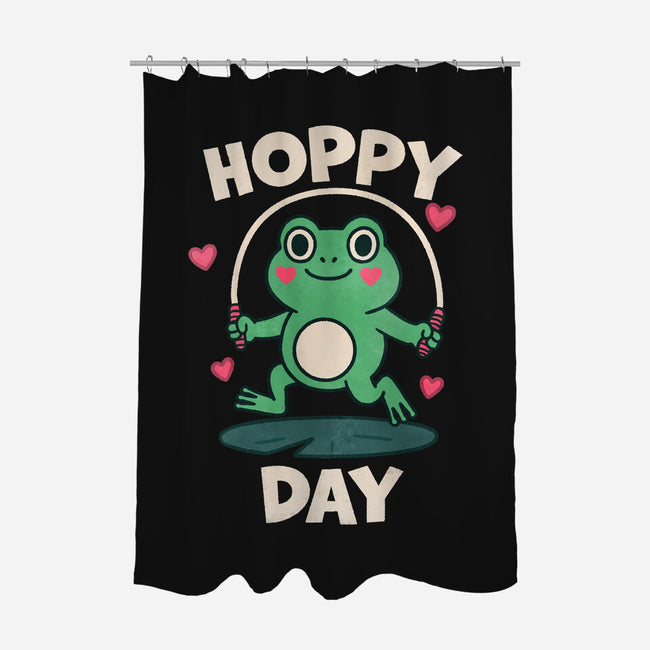 Hoppy Day Frog-None-Polyester-Shower Curtain-fanfreak1