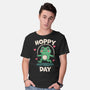 Hoppy Day Frog-Mens-Basic-Tee-fanfreak1