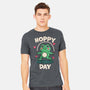 Hoppy Day Frog-Mens-Heavyweight-Tee-fanfreak1