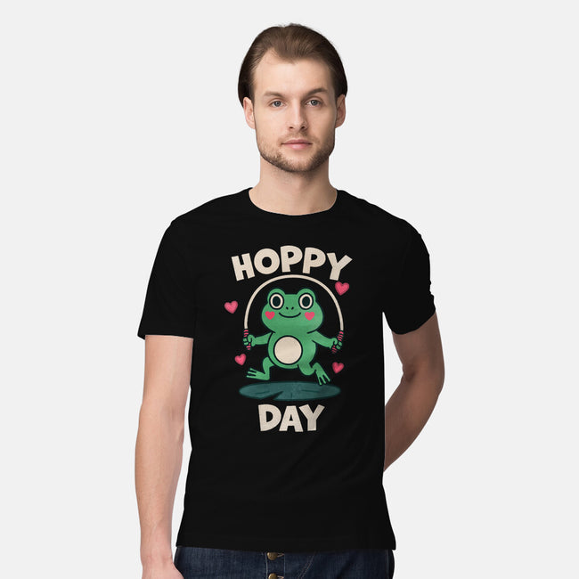 Hoppy Day Frog-Mens-Premium-Tee-fanfreak1