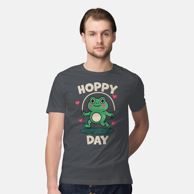 Hoppy Day Frog-Mens-Premium-Tee-fanfreak1