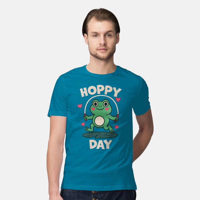 Hoppy Day Frog-Mens-Premium-Tee-fanfreak1