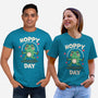 Hoppy Day Frog-Unisex-Basic-Tee-fanfreak1