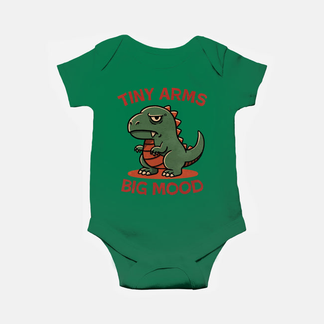 Big Mood Dino-Baby-Basic-Onesie-fanfreak1