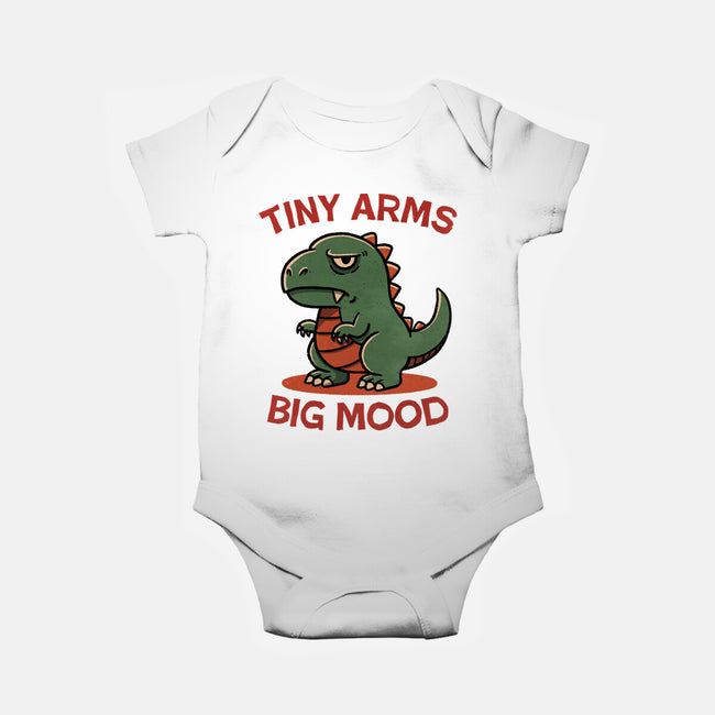Big Mood Dino-Baby-Basic-Onesie-fanfreak1