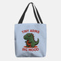 Big Mood Dino-None-Basic Tote-Bag-fanfreak1