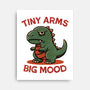 Big Mood Dino-None-Stretched-Canvas-fanfreak1