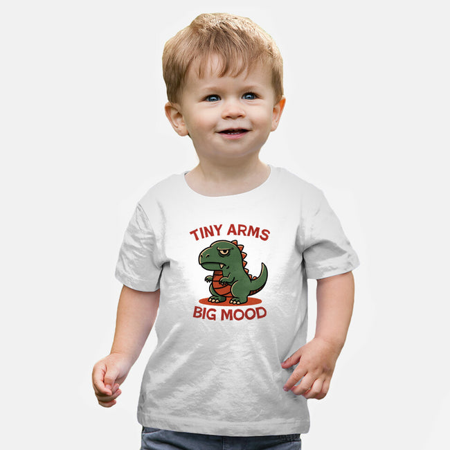 Big Mood Dino-Baby-Basic-Tee-fanfreak1