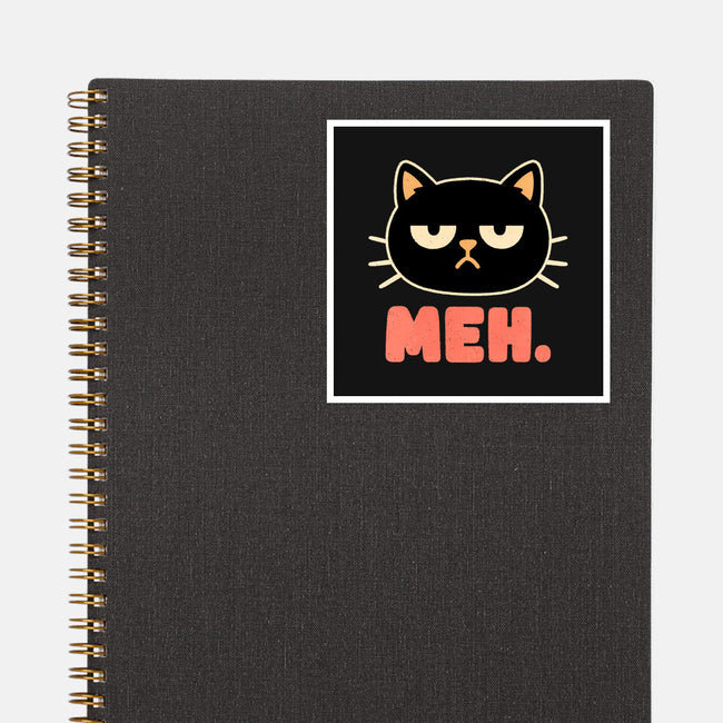 Meh Cat-None-Glossy-Sticker-fanfreak1