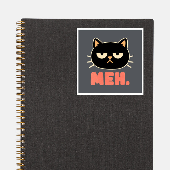 Meh Cat-None-Glossy-Sticker-fanfreak1