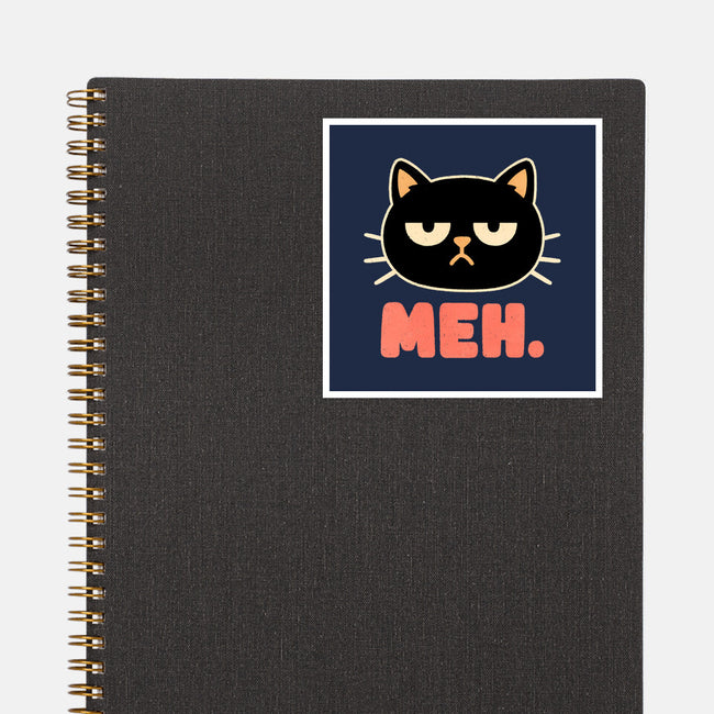 Meh Cat-None-Glossy-Sticker-fanfreak1