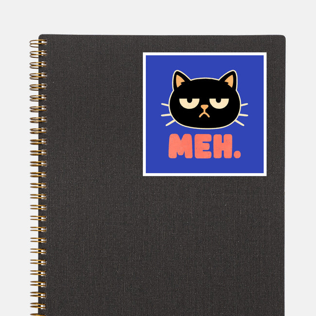 Meh Cat-None-Glossy-Sticker-fanfreak1