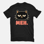 Meh Cat-Womens-Fitted-Tee-fanfreak1