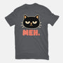 Meh Cat-Womens-Fitted-Tee-fanfreak1